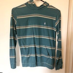 Volcom boys hooded long sleeve tee